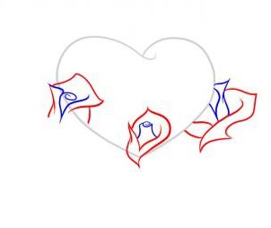 kako nacrtati lijepo srce