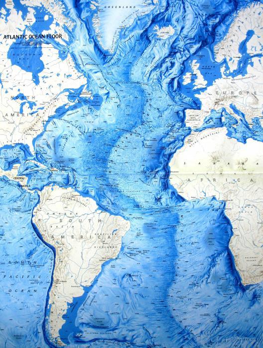 koji su kontinenti oprali Atlantski ocean